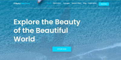 Sky Trails - Travel & Tourism Website - Gallery Preview 2 by IT Guru Solutions